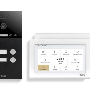 IP Video-Türsprechanlage 2-FH/2x 7" Touchscreen Komplett-Set AVS1350U