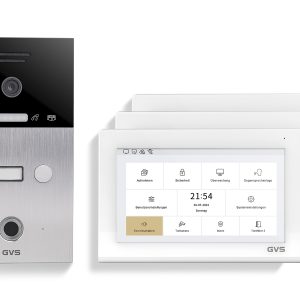 IP Video Türsprechanlage 1-FH/3x 7" Touchscreen Komplett-Set AVS4473A
