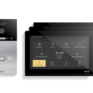IP Video-Türsprechanlage 1-FH/3x 10" Touchscreen Komplett-Set AVS5507U
