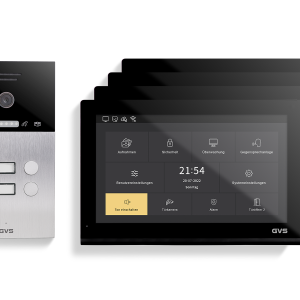 IP Video-TĂĽrsprechanlage 2-FH/4x 10" Touchscreen Komplett-Set AVS5514A