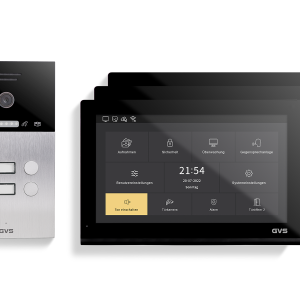 IP Video Türsprechanlage 2-FH/3x 10" Touchscreen Komplett-Set AVS5524U