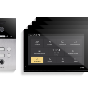 IP Video Türsprechanlage 2-FH/4x 10" Touchscreen Komplett-Set AVS5534U