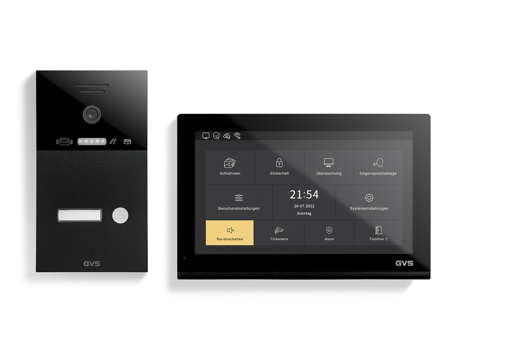 IP Video Türsprechanlage 1-FH/1x 10" Touchscreen Komplett-Set AVS5536U