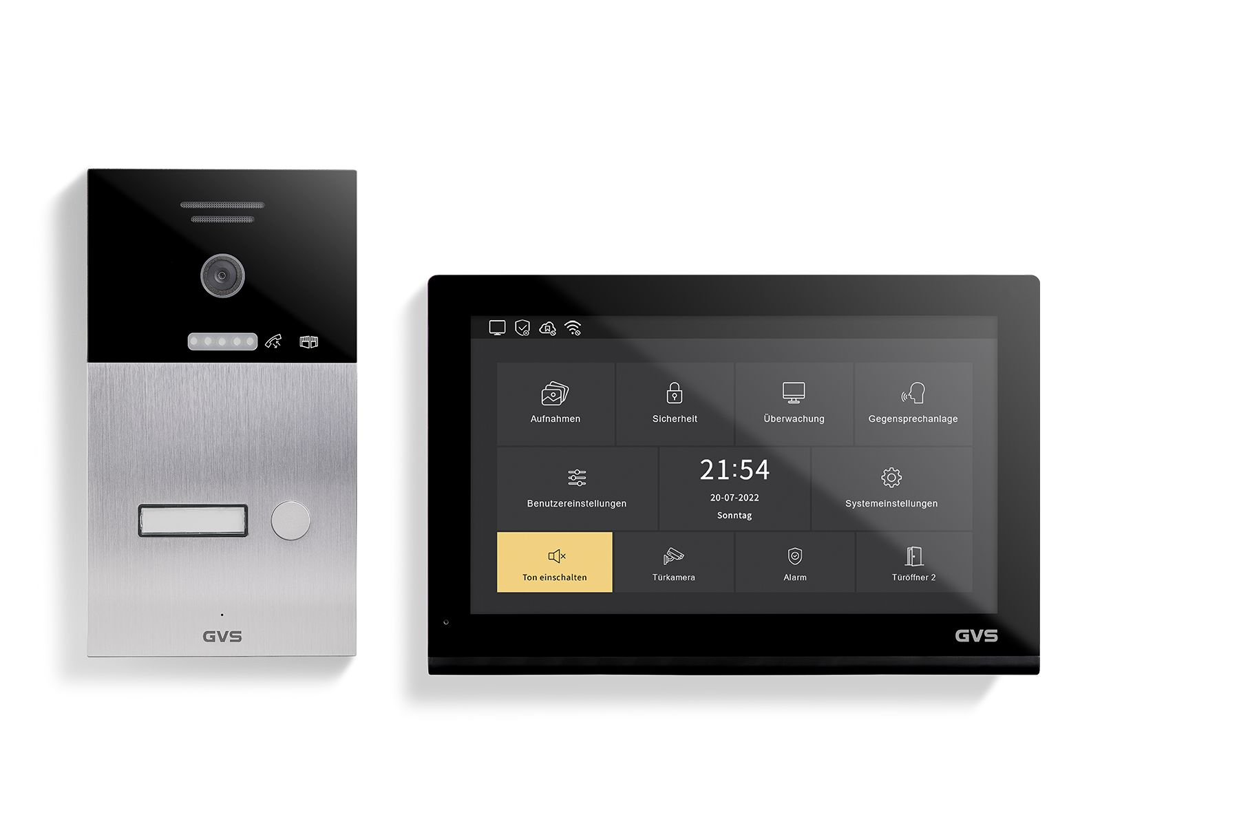 IP Video-Türsprechanlage 1-FH/1x 10" Touchscreen Komplett-Set AVS5505U