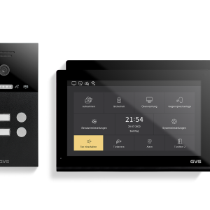 IP Video-Türsprechanlage 2-FH/2x 10" Touchscreen Komplett-Set AVS5509U