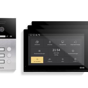 IP Video Türsprechanlage 3-FH/3x 10" Touchscreen Komplett-Set AVS5526U