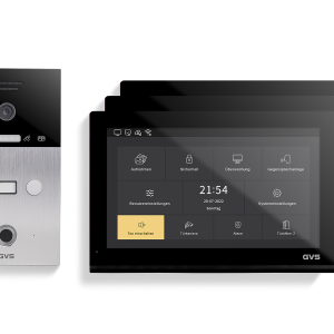 IP Video Türsprechanlage 1-FH/3x 10" Touchscreen Komplett-Set AVS5530A