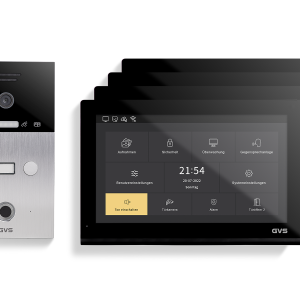 IP Video Türsprechanlage 1-FH/4x 10" Touchscreen Komplett-Set AVS5531U