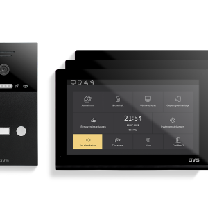 IP Video Türsprechanlage 1-FH/3x 10" Touchscreen Komplett-Set AVS5538U
