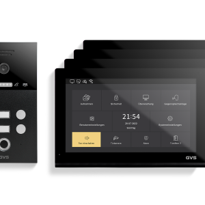 IP Video Türsprechanlage 2-FH/4x 10" Touchscreen Komplett-Set AVS5551U