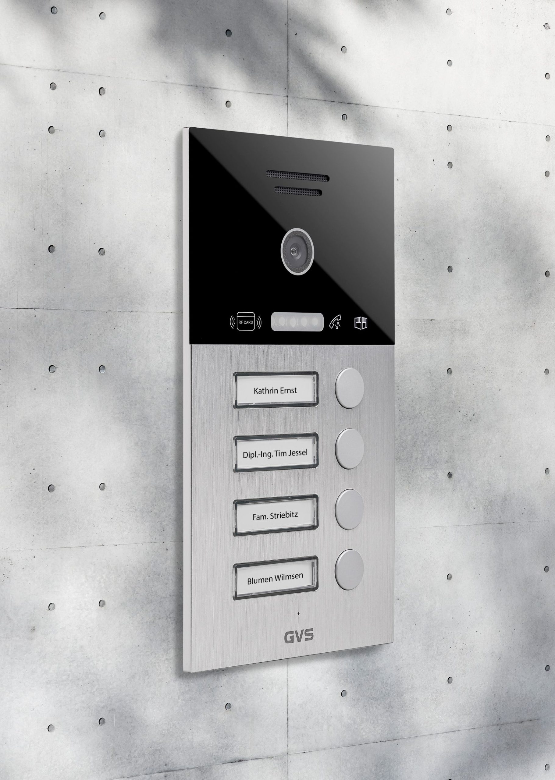 IP Video Türsprechanlage 4-FH/4x 10" Touchscreen Komplett-Set AVS5527A – Bild 9