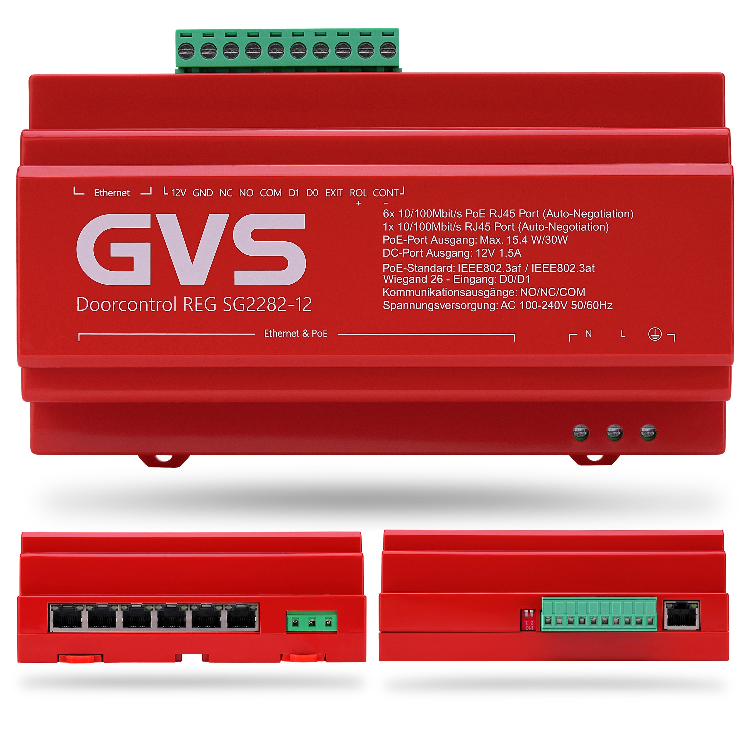IP Video Türsprechanlage 2-FH/2x 10" Touchscreen Komplett-Set AVS5549A – Bild 6